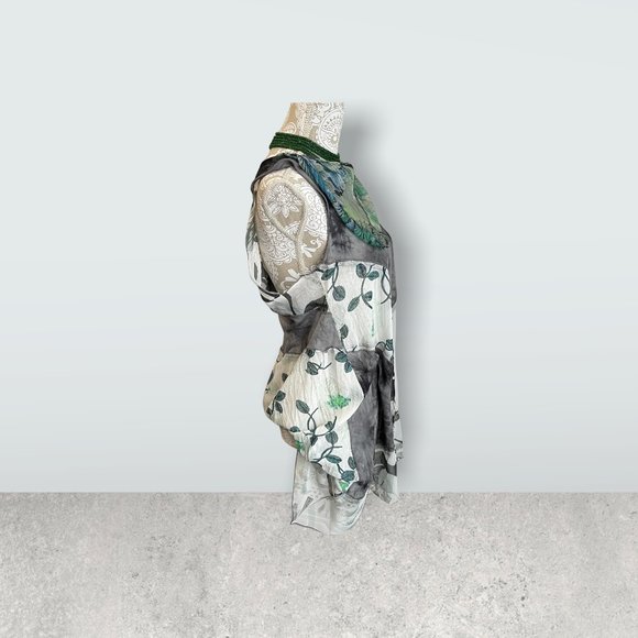 Vintage Concept Long chiffon women's tank top size medium. - Picture 7 of 8